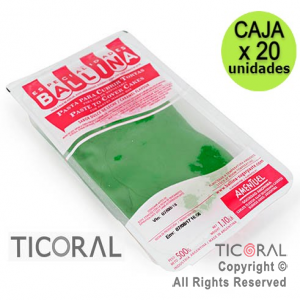 COBERTURA P/TORTA 1/2K COLOR VERDE BALLINA 20 x 1